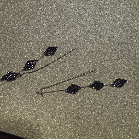 Beaded threader earrings - Picture 10 of 14